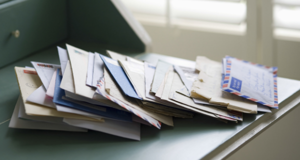 Senior citizen’s mail piling up that used to be checked regularly.