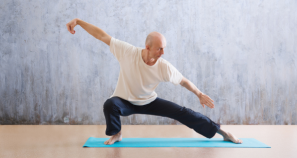 Man practicing tai-chi.