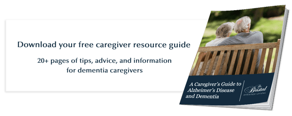 The Bristal memory care guide blog cta.