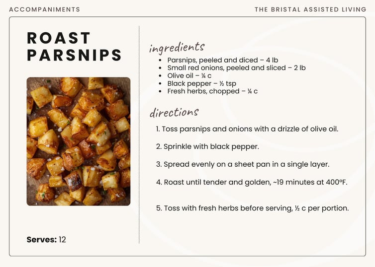 roast parsnips