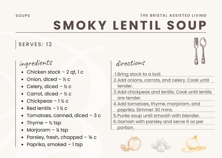 smoky lentil soup