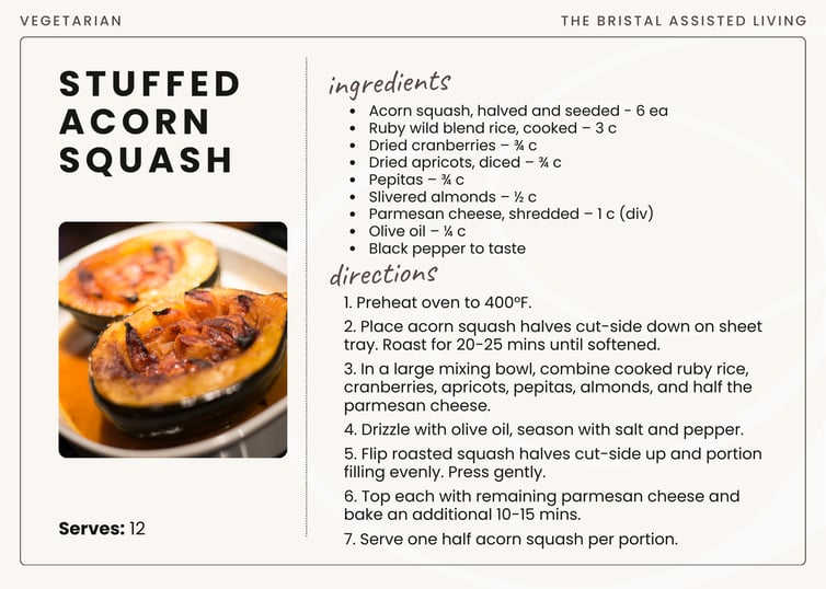 stuffed acorn squash