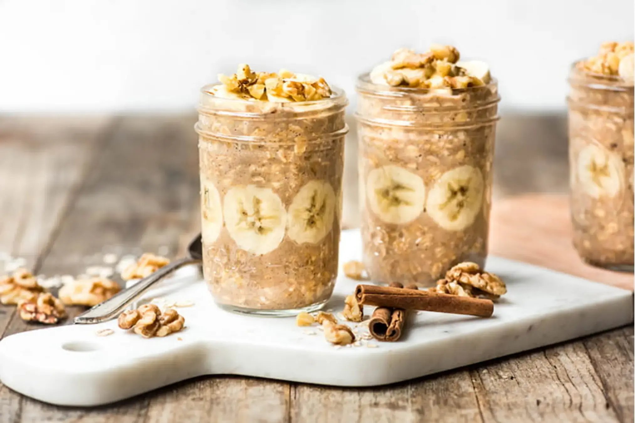 Banana Bread Overnight Oats