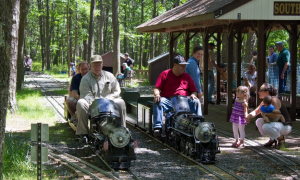 long island live steamers railroad ride in suffolk