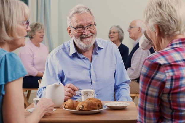 Group of seniors meets to practice new language