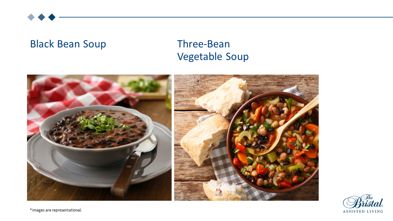 Black Bean Soup and Three-Bean Vegetable Soup