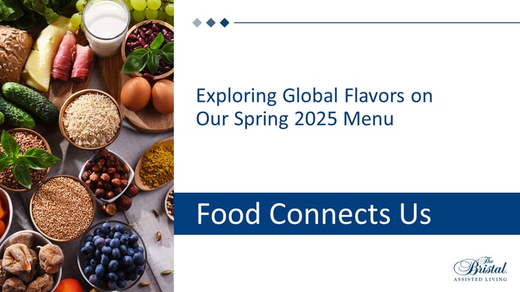 Spring 2025 menu exploring global flavors