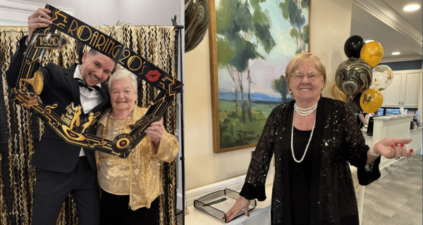 Englewood residents of The Bristal enjoyed a Roaring 20s dinner dance