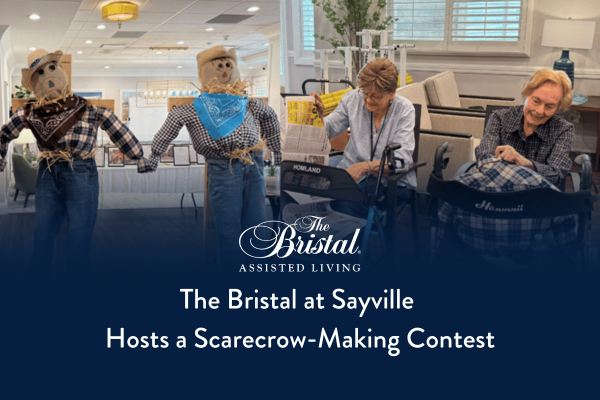 The Bristal at Sayville Hosts a Scarecrow-Making Contest
