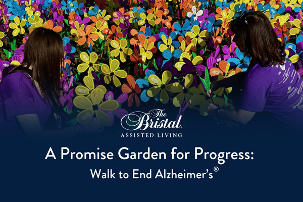 The Bristal participates in the Alzheimer's Association Walk to End Alzheimers and Promise Garden