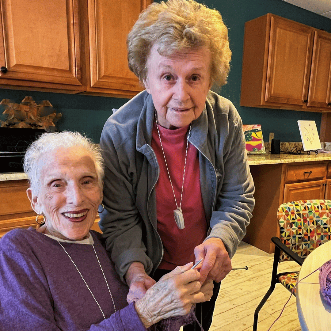 Knitting for a Cause in East Meadow