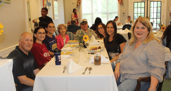 Families gathered at The Bristal at Lake Success for a Grandparents Day luncheon.