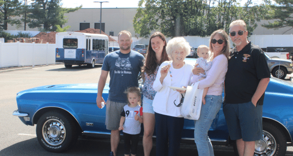 Families came together to celebrate Grandparents Day and share memories of their favorite antique automobiles.