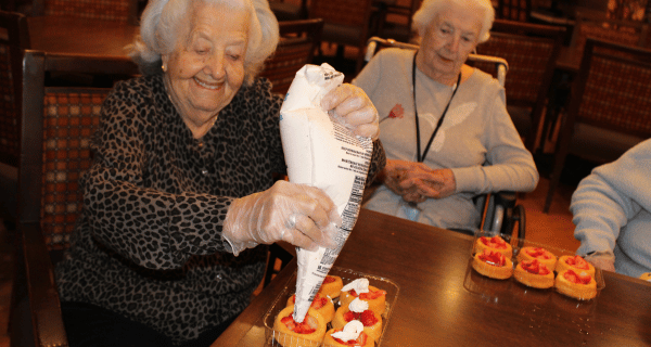 The Foodies Club at Lake Grove created miniature strawberry shortcake to share and enjoy.