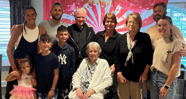 Families gathered to honor grandparents at a carnival-themed Grandparents Day celebration.