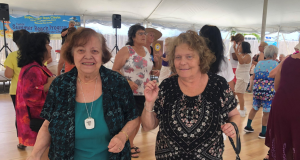 senior women dancing 