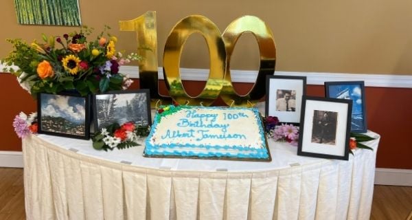 100th birthday celebration in Lynbrook
