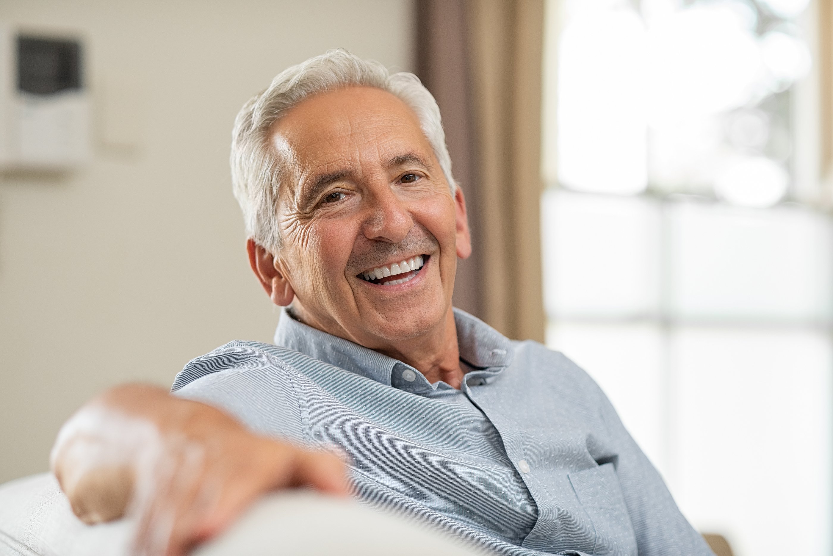 Resident enjoying independent living in NYC at The Bristal